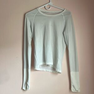 White Lululemon long sleeve